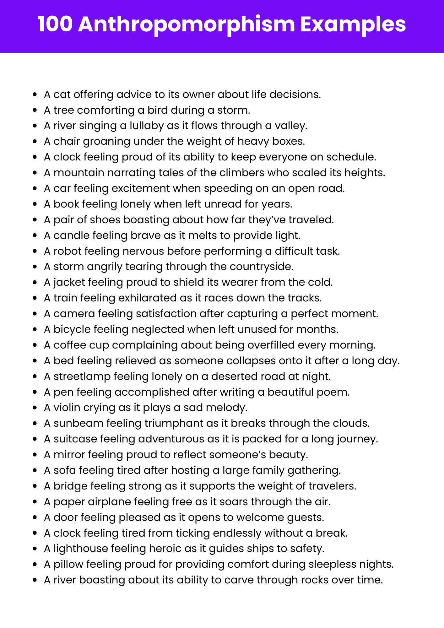 Anthropomorphism in Arabic: Pronunciation Translation & Examples