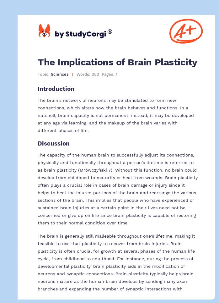 Case Study: How Anthropomorphism Affects Brain Plasticity